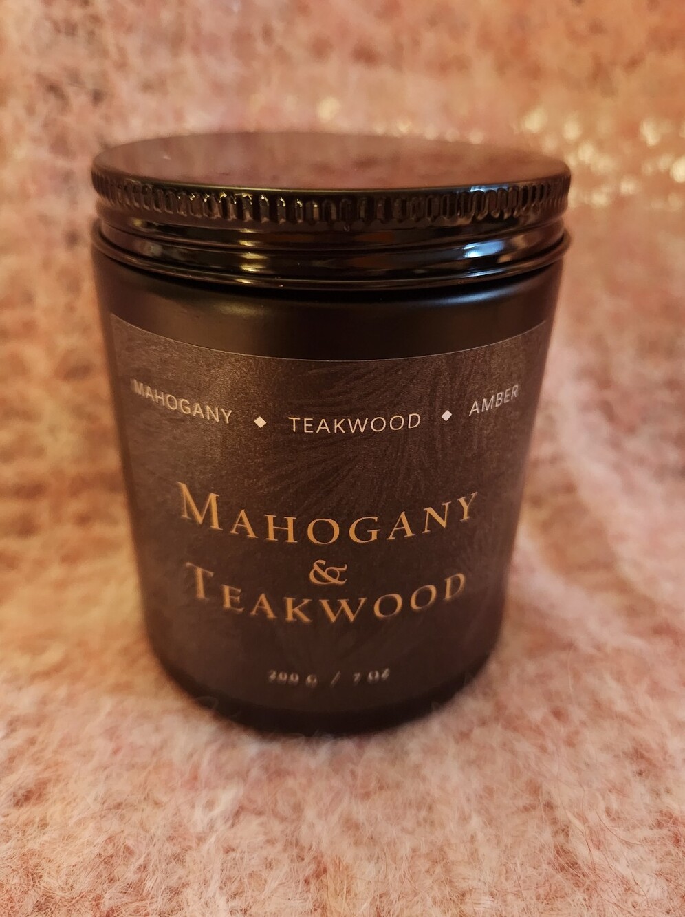Mahogany & Teakwood 7 Oz Soy Wax Candle